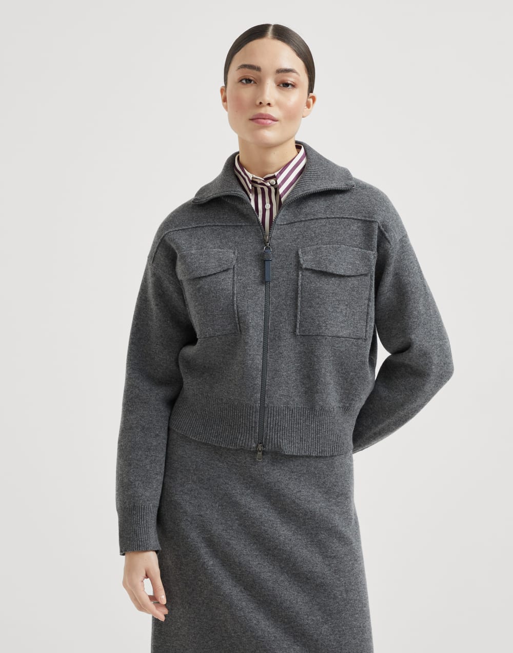 <tc>Brunello Cucinelli</tc> سترة كشمير رجالية