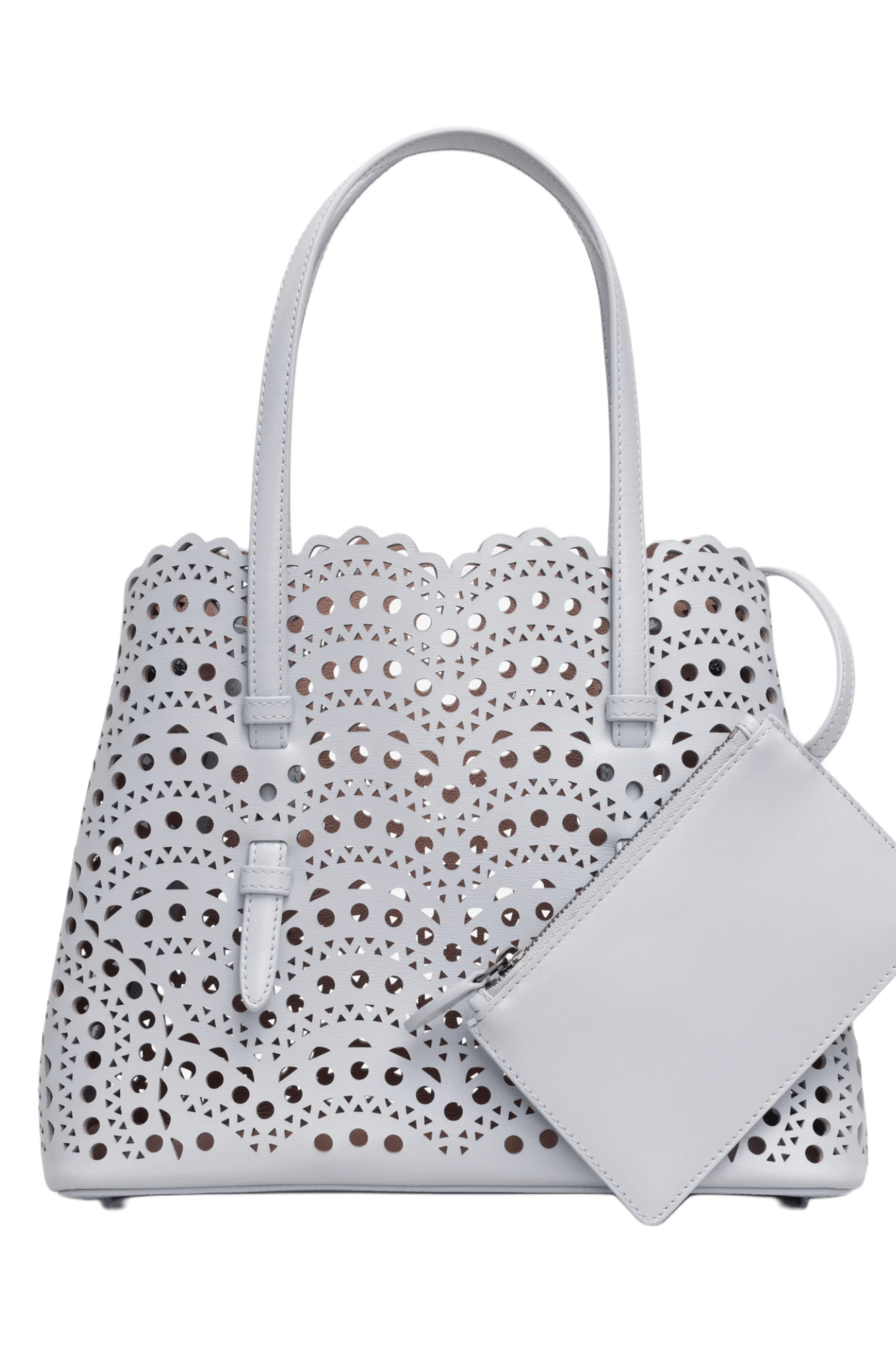 Alaia Mina 25 Bag In Vienne Wave Calfskin