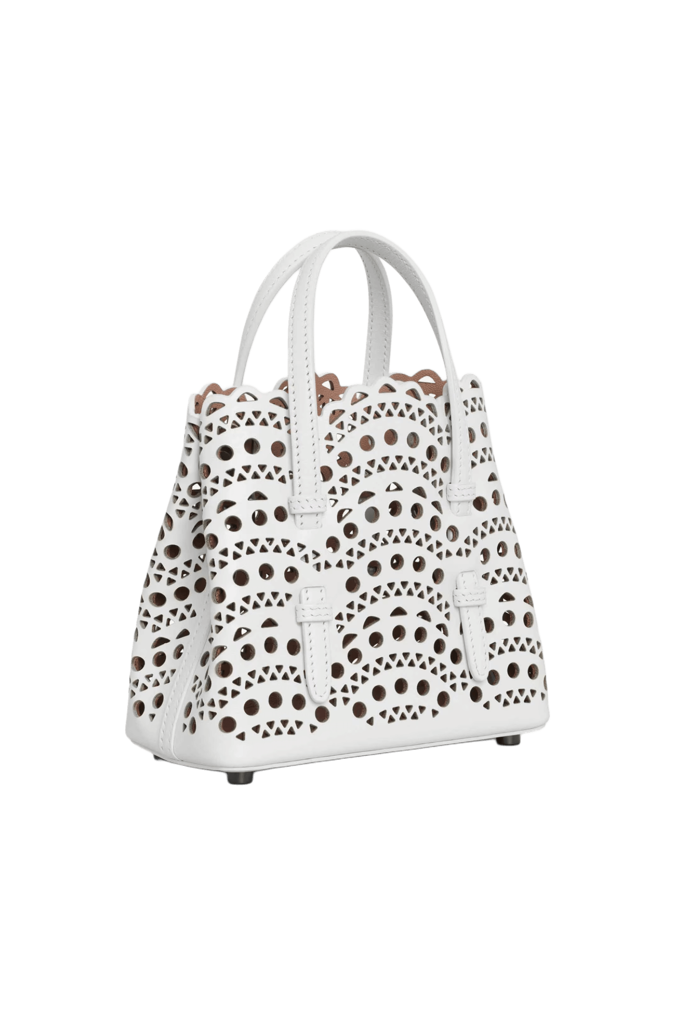 Alaia Mina 16 Bag In Vienne Wave Calfskin