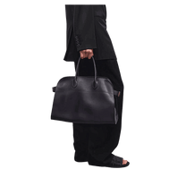 The Row Soft Margaux 17 Bag in Leather