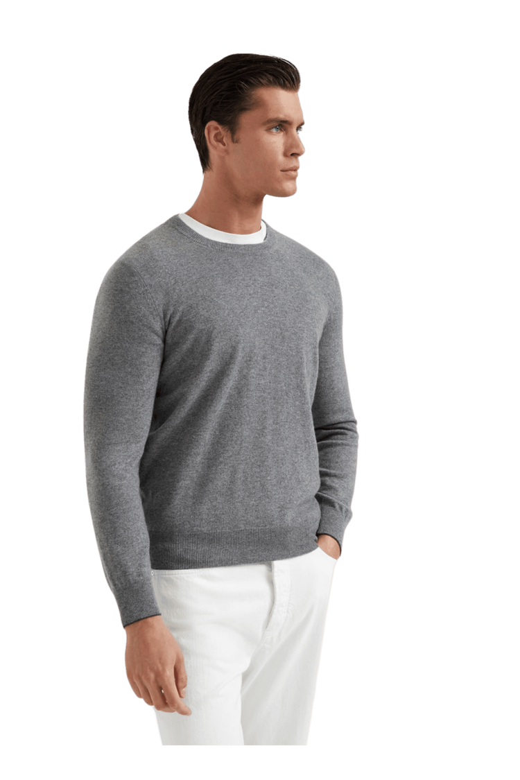 <tc>Brunello Cucinelli</tc> เสื้อสเวตเตอร์แคชเมียร์สำหรับผู้ชาย