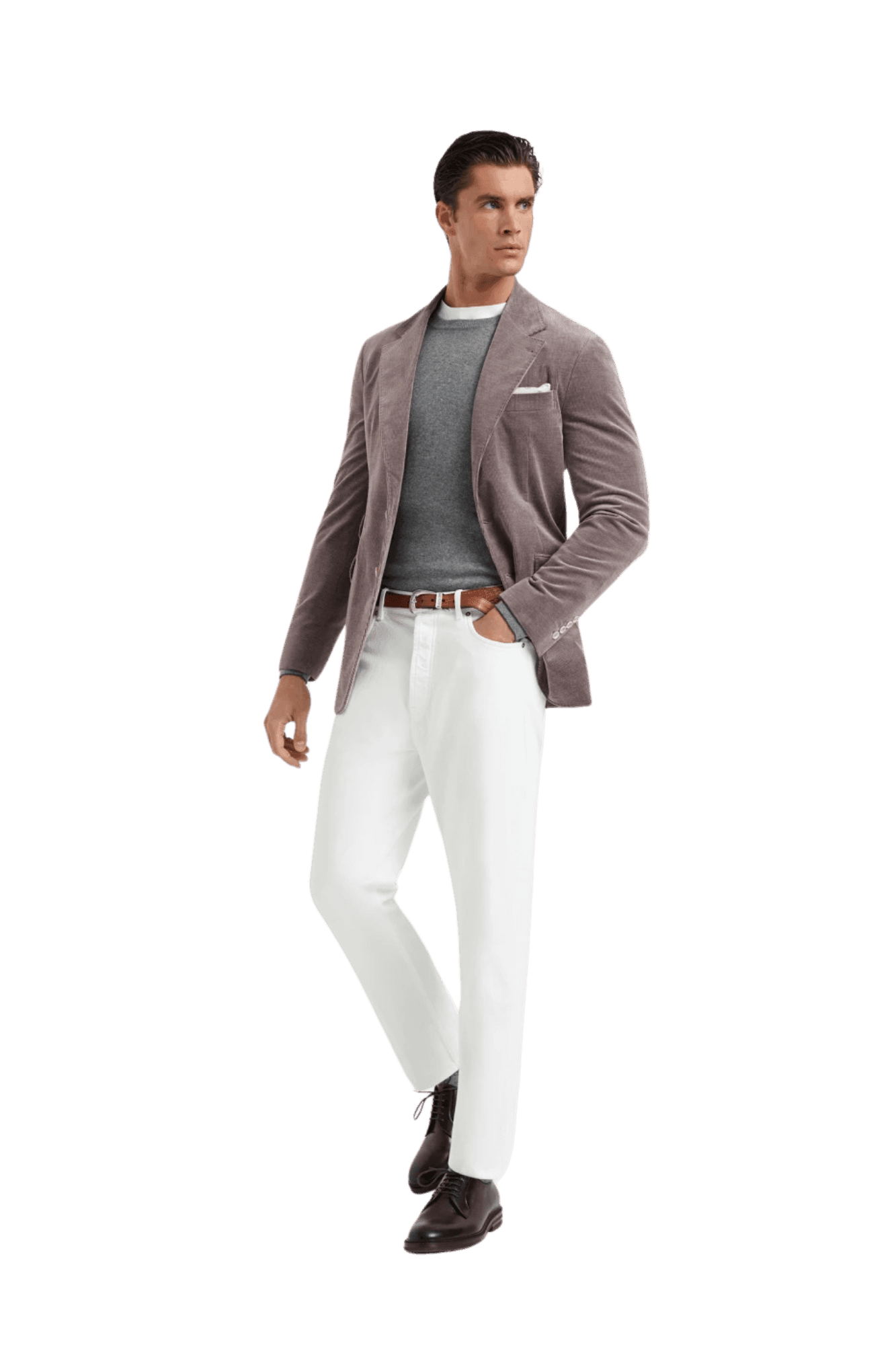 <tc>Brunello Cucinelli</tc> เสื้อสเวตเตอร์แคชเมียร์สำหรับผู้ชาย