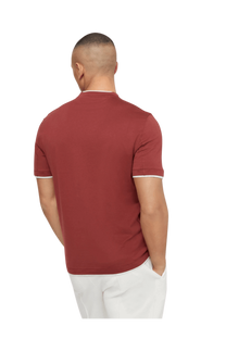 Brunello Cucinelli Men's Cotton Jersey Crew Neck T-shirt With Faux-layering