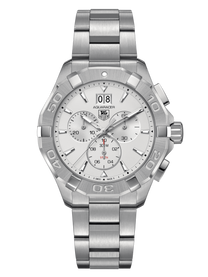 TAG Heuer Aquaracer Quartz Chronograph Grey Dial 43mm Men's Watch