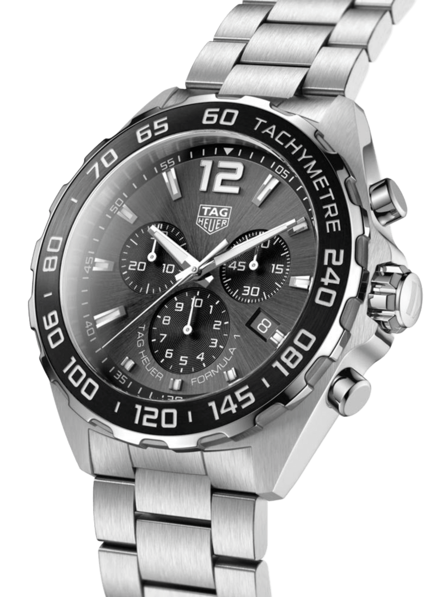 TAG Heuer Formula 1 Chronograph Quartz Grey Dial 43mm Men's Watch
