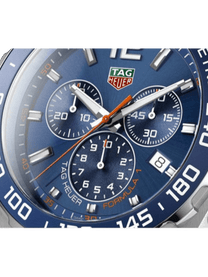 TAG Heuer Formula 1 Chronograph 43mm Blue Dial Rubber Strap Men's Watch