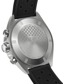 TAG Heuer Formula 1 Chronograph Quartz Black Dial Rubber Strap 43mm Men's Watch