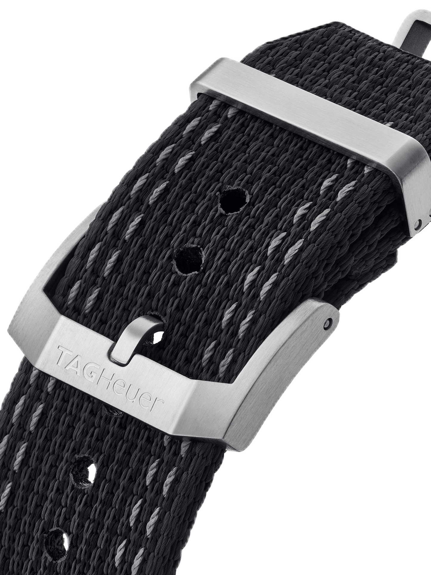 TAG Heuer Formula 1 Chronograph Grey Dial Lime-Yellow Trims Nylon Strap 43mm Men's Watch