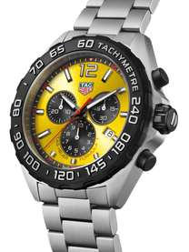 TAG Heuer Formula 1 Chronograph Quartz Yellow Dial 43mm Men's Watch