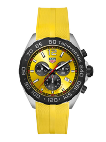 TAG Heuer Formula 1 Chronograph Quartz Yellow & Rubber 43mm Men's Watch