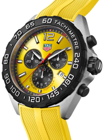 TAG Heuer Formula 1 Chronograph Quartz Yellow & Rubber 43mm Men's Watch
