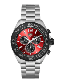 TAG Heuer Formula 1 Chronograph Quartz Red Dial 43mm Men's Watch