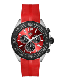 TAG Heuer Formula 1 Chronograph Quartz Red & Rubber 43mm Men's Watch