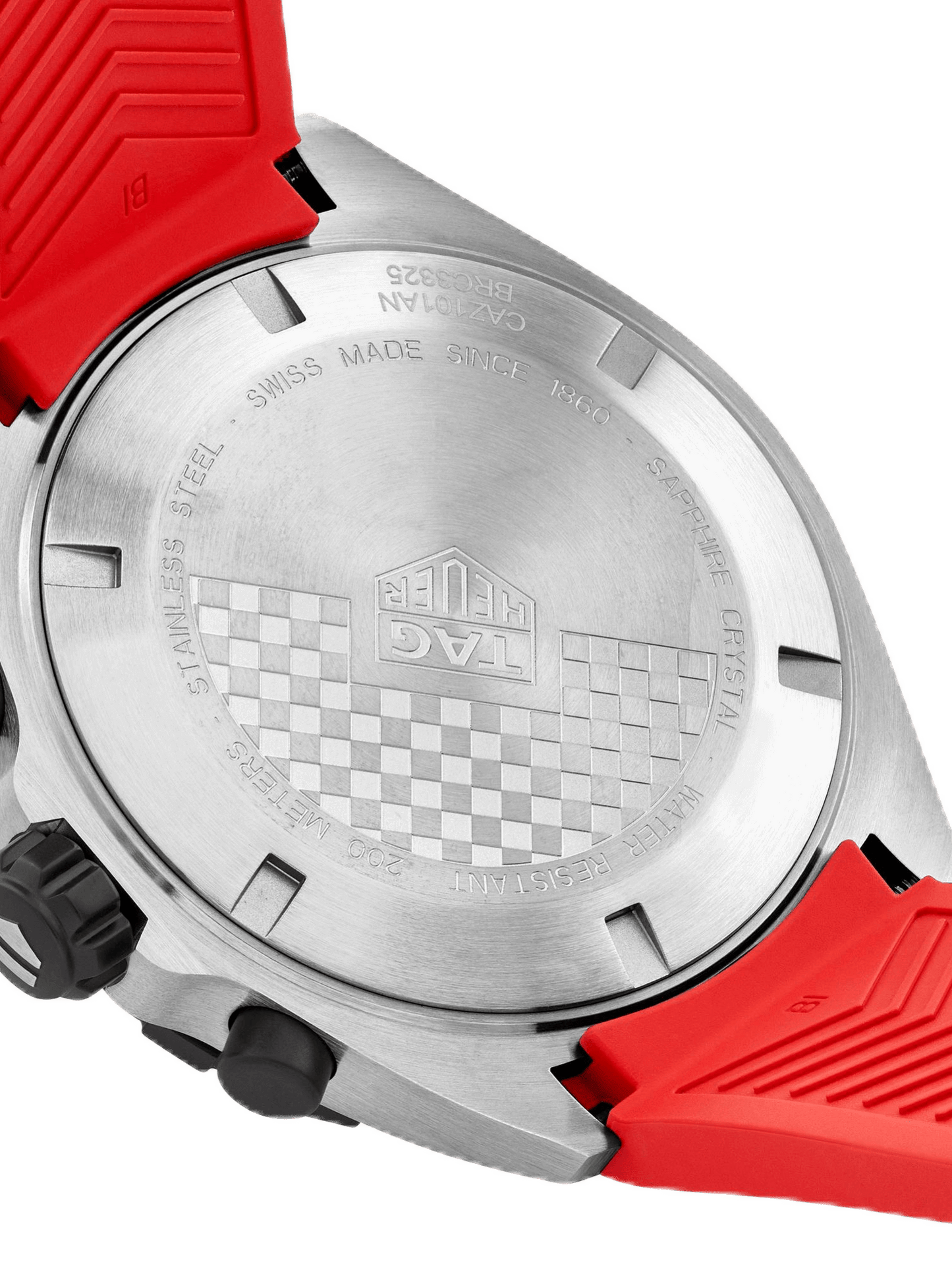 TAG Heuer Formula 1 Chronograph Quartz Red & Rubber 43mm Men's Watch