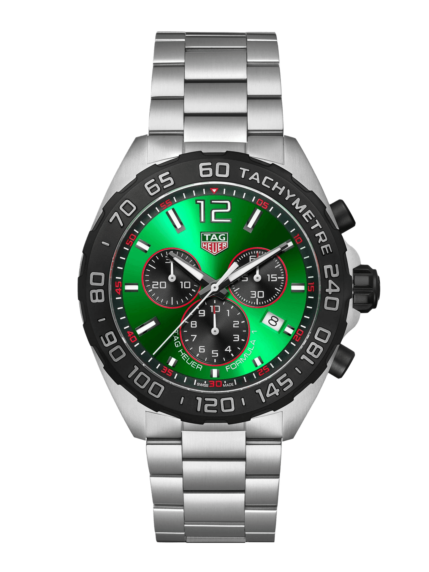TAG Heuer Formula 1 Chronograph Quartz Green Dial 43mm Men's Watch