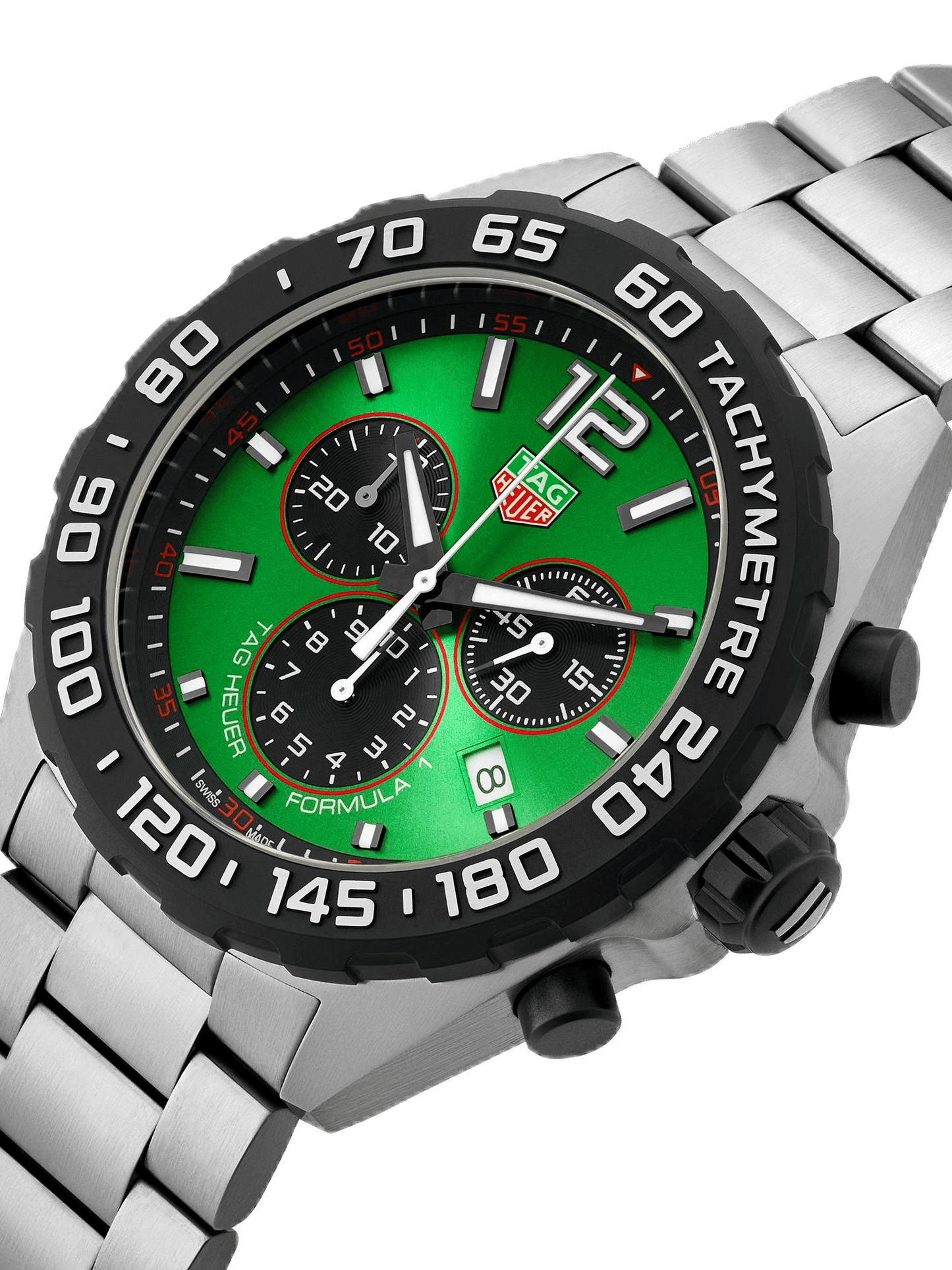 TAG Heuer Formula 1 Chronograph Quartz Green Dial 43mm Men's Watch