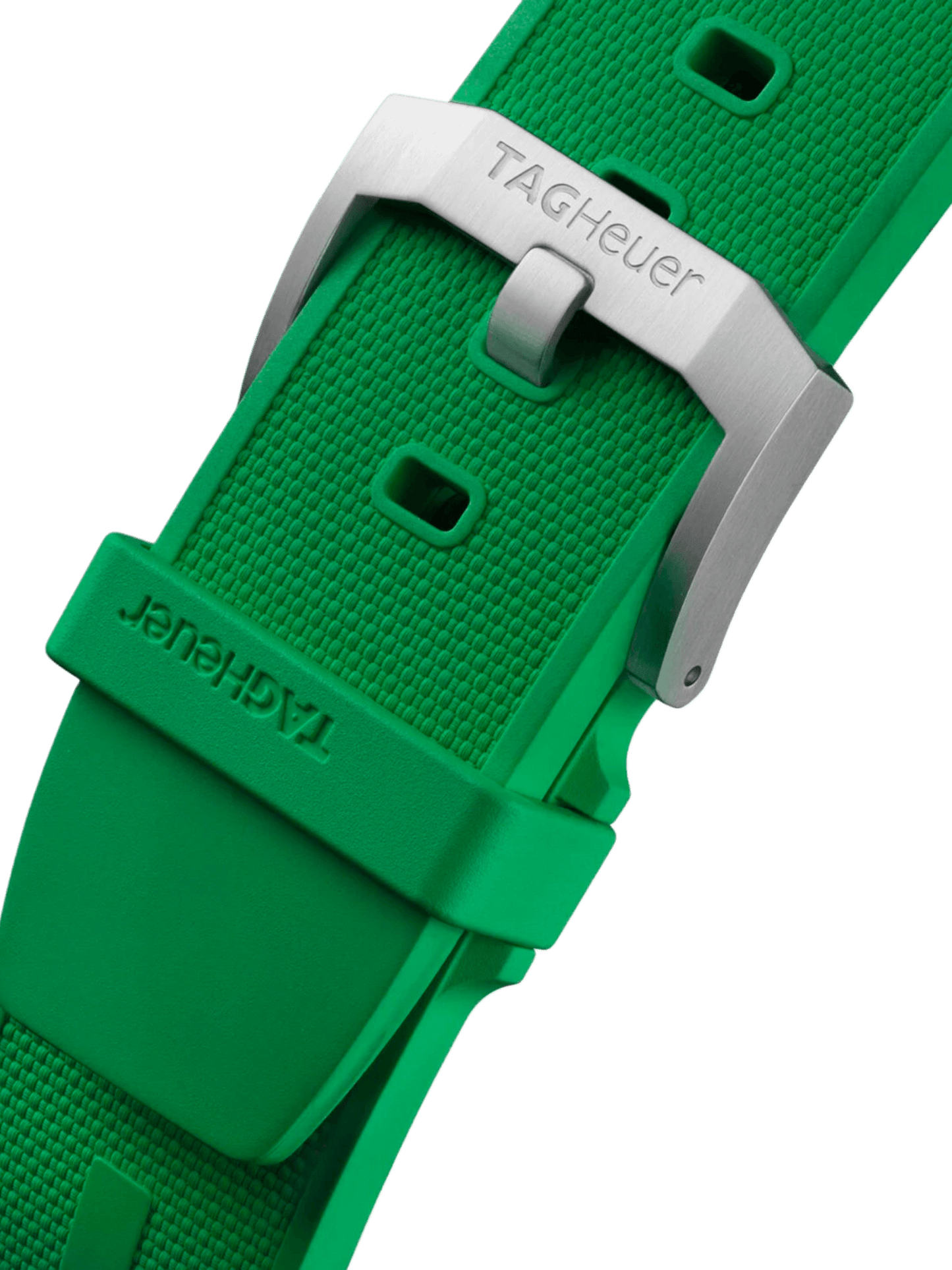 TAG Heuer Formula 1 Chronograph Quartz Green Dial & Rubber 43mm Men's Watch