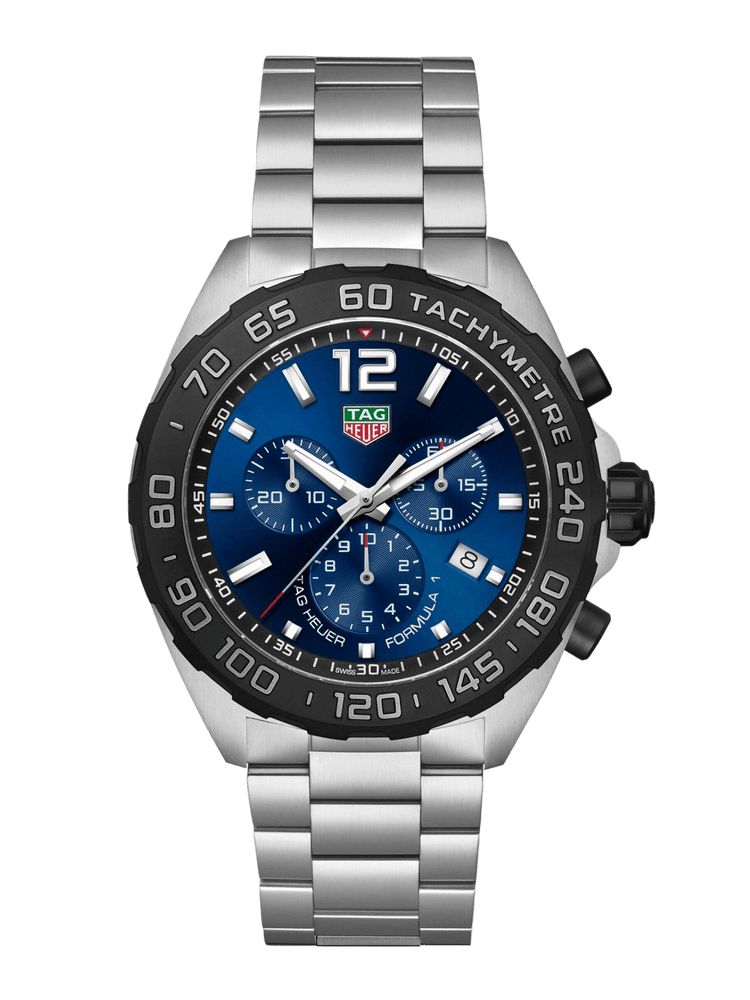 TAG Heuer Formula 1 Chronograph Quartz Blue Dial 43mm Men's Watch