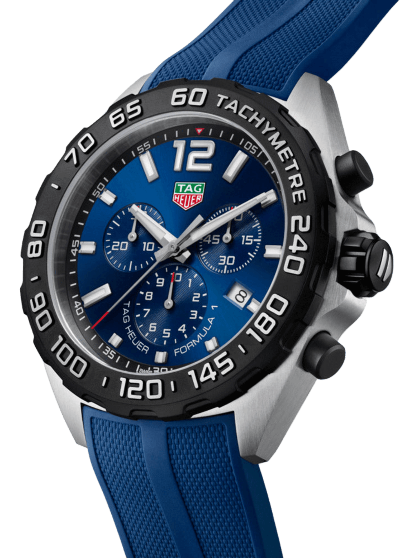 TAG Heuer Formula 1 Chronograph Quartz Blue & Rubber 43mm Men's Watch