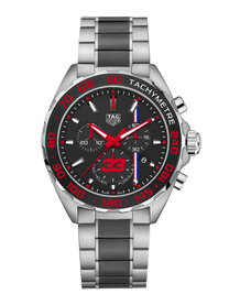 TAG Heuer Limited Edition Formula 1 Quartz Steel & Black Ceramic Band 43mm Men's Watch