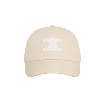Celine Damen Triomphe Baseballkappe aus Baumwolle (Triomphe-Patch)