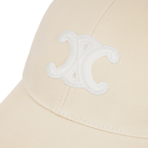 Celine Damen Triomphe Baseballkappe aus Baumwolle (Triomphe-Patch)