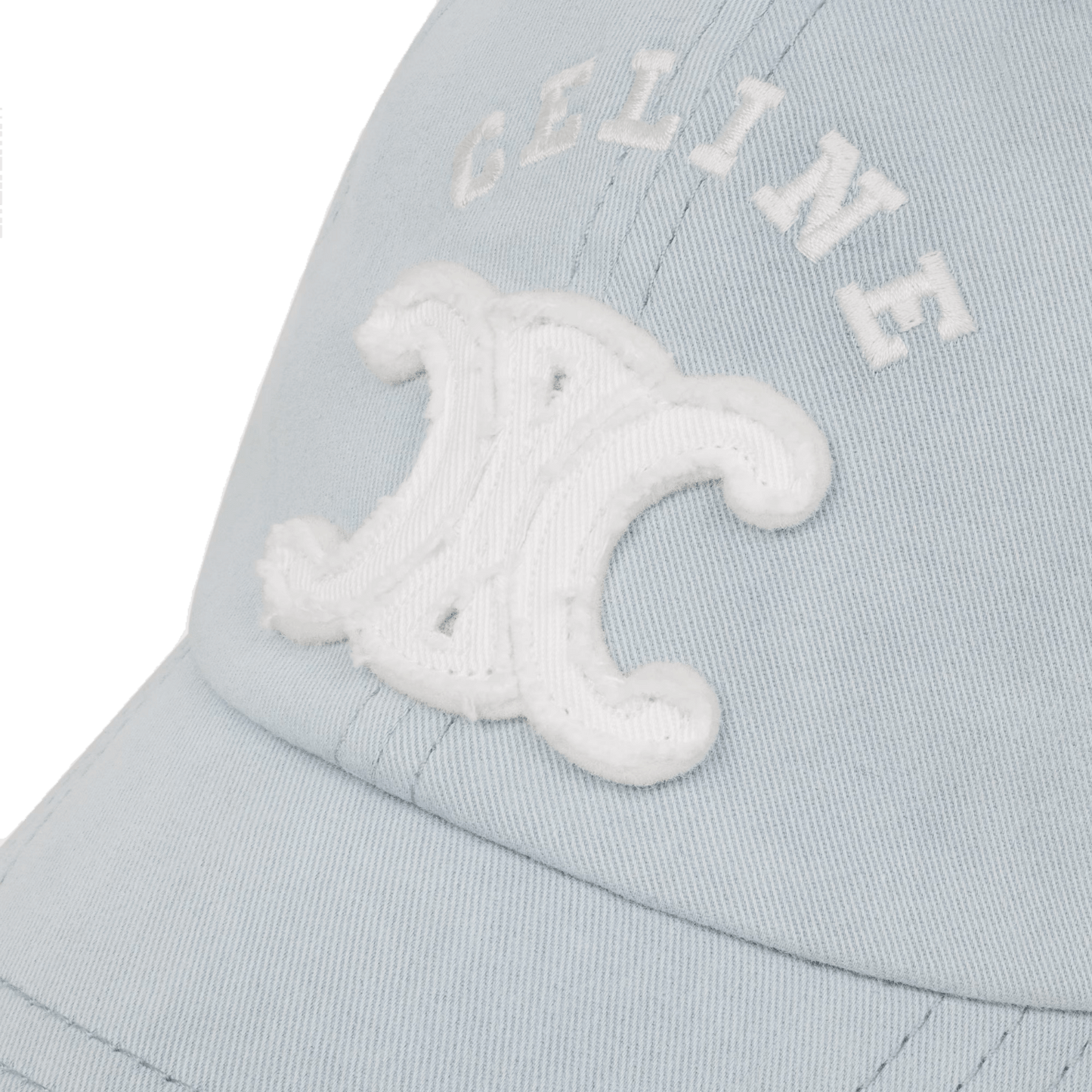 Celine Women's Vivienne cap in Light Cotton Gabardine