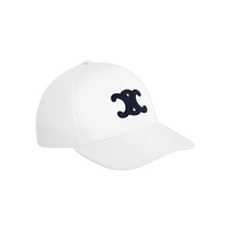 Celine Damen Triomphe Baseballkappe aus Baumwolle (Triomphe-Patch)
