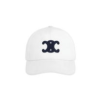 Celine Damen Triomphe Baseballkappe aus Baumwolle (Triomphe-Patch)