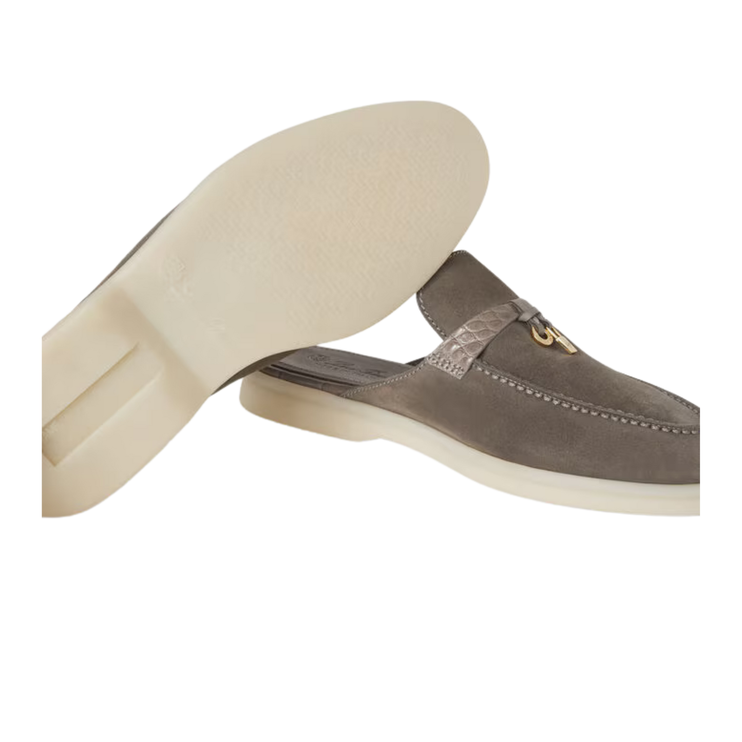 <tc>Loro Piana</tc> Mocassins Babouche Charms Walk pour femmes