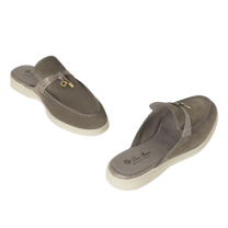 <tc>Loro Piana</tc> Mocassins Babouche Charms Walk pour femmes
