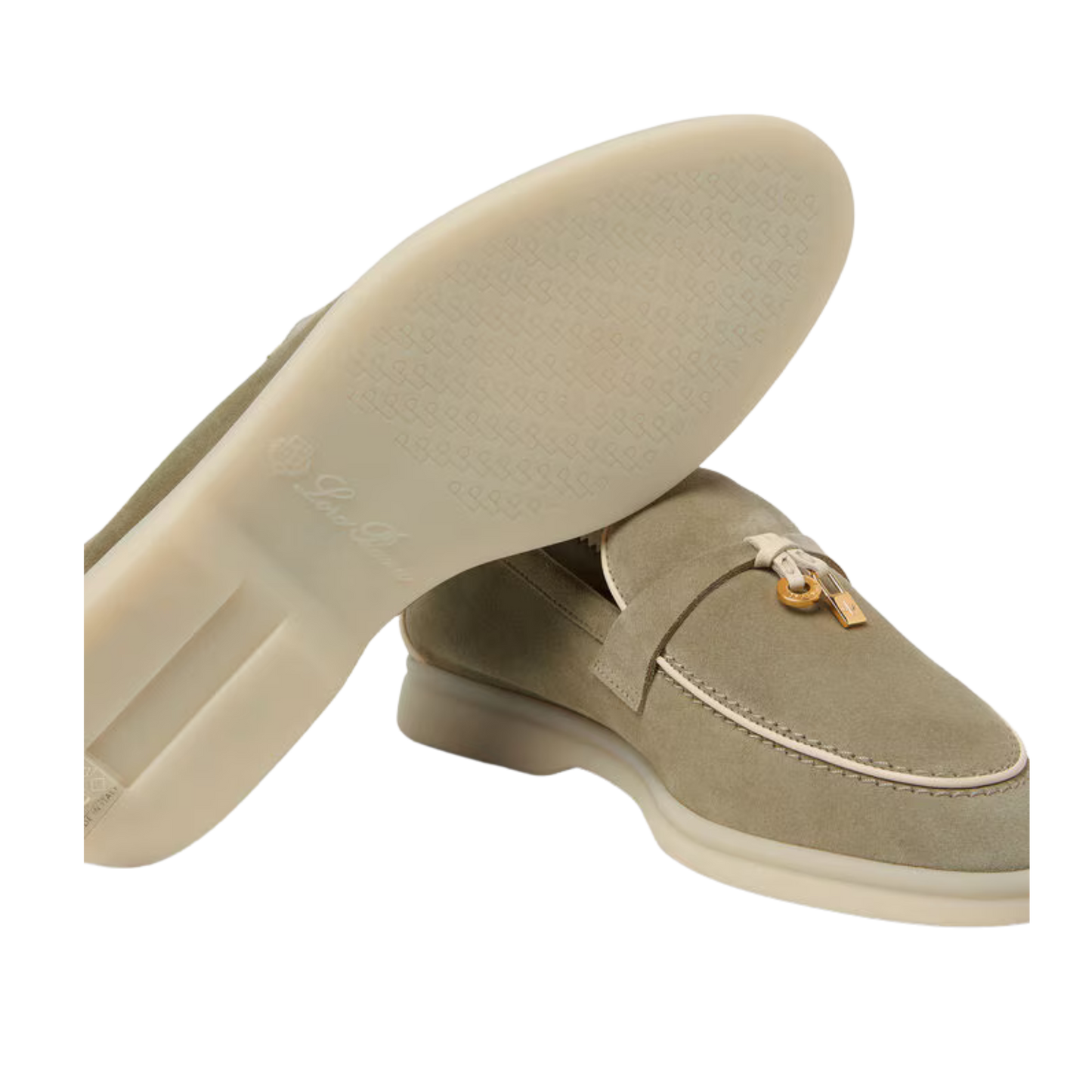 <tc>Loro Piana</tc> 女士夏季 Charms Walk 乐福鞋（绒面革）