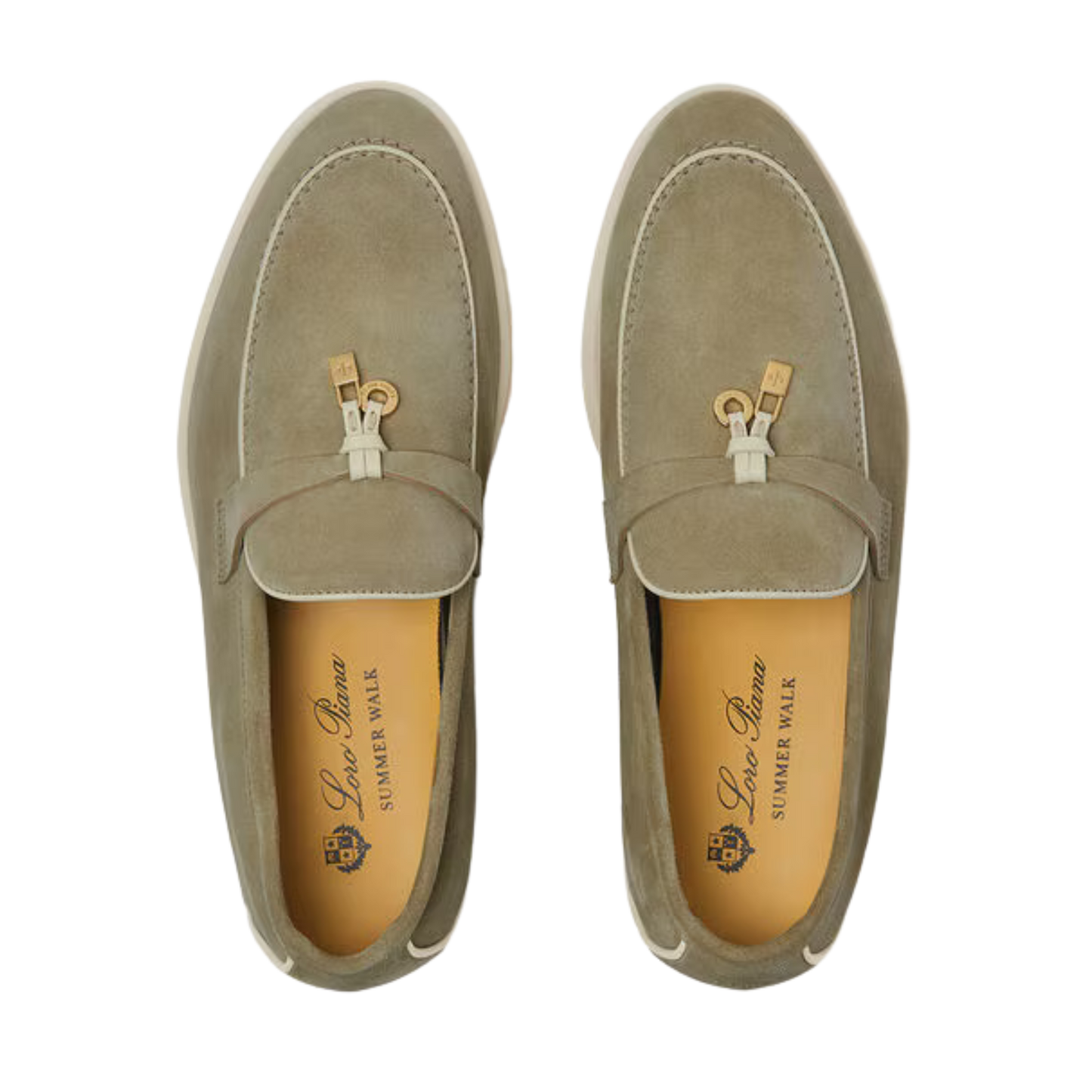 <tc>Loro Piana</tc> 女士夏季 Charms Walk 乐福鞋（绒面革）