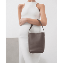 The Row Small N/S Park Tote Bag in Leather