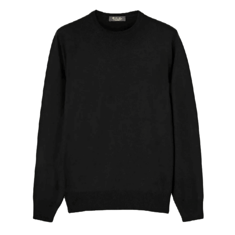 <tc>Loro Piana</tc> Sudadera con cuello redondo superligera para hombre