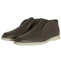 <tc>Loro Piana</tc> Botín de paseo abierto para hombre (piel de ciervo con pelo de castorino)