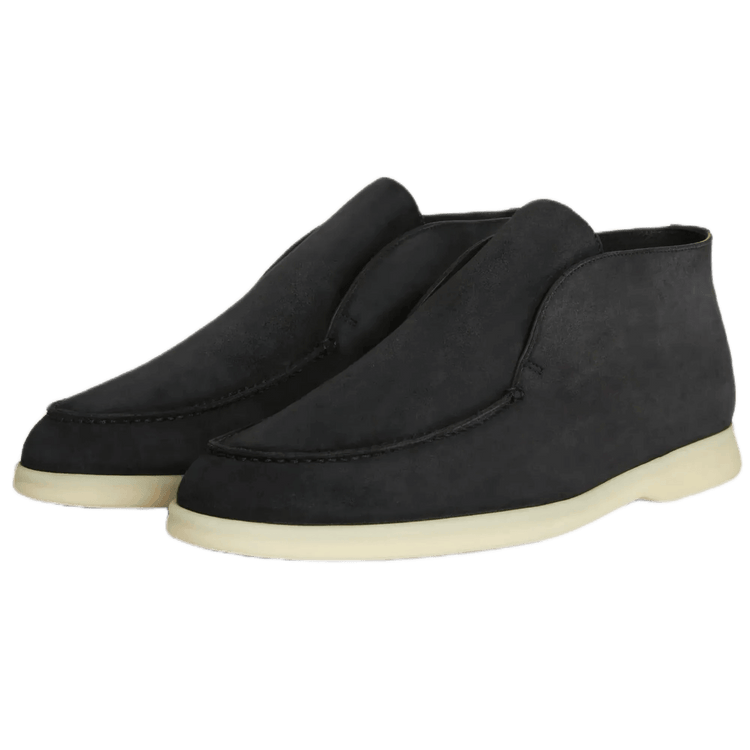 <tc>Loro Piana</tc> Botas Chukka de paseo abiertas para hombre (gamuza con piel de castor)