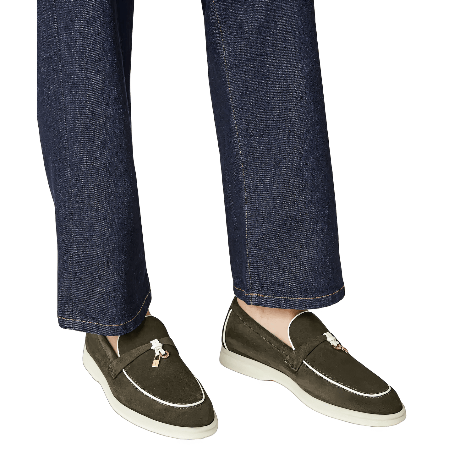 Loro Piana Women's Summer Charms Walk Loafers (Suede, Suede Goatskin)
