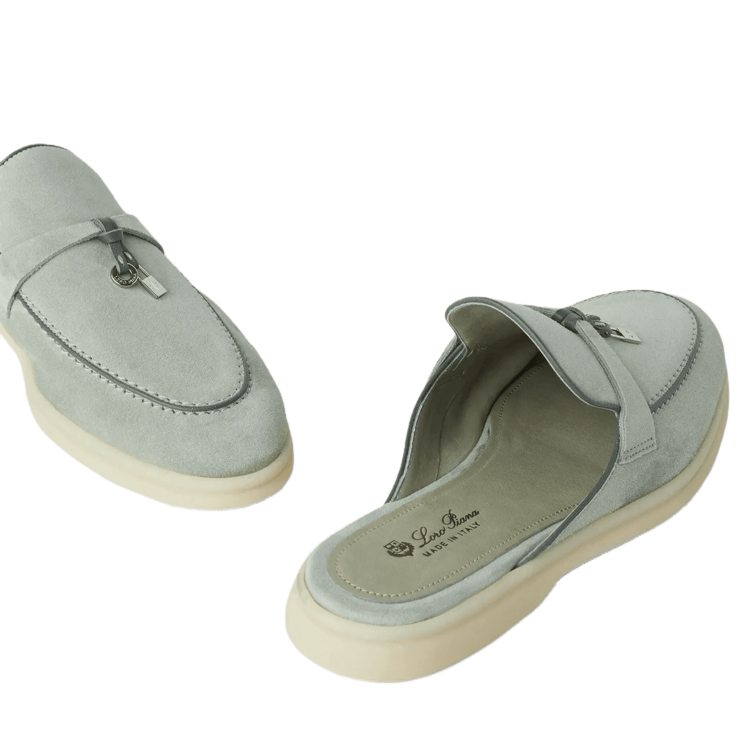 <tc>Loro Piana</tc> Mocassins Babouche Charms Walk pour femmes