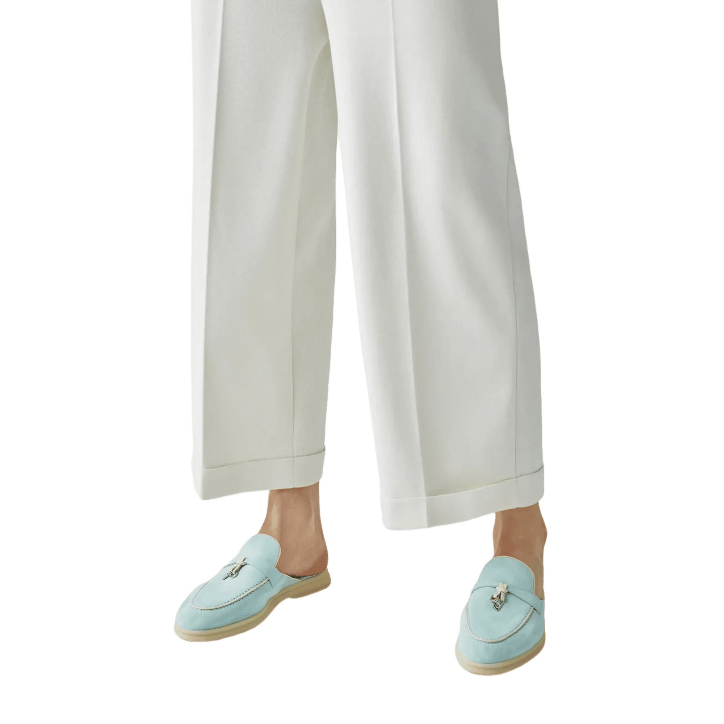 <tc>Loro Piana</tc> Mocassins Babouche Charms Walk pour femmes