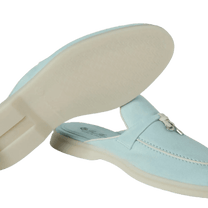 <tc>Loro Piana</tc> Mocassins Babouche Charms Walk pour femmes