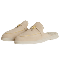 <tc>Loro Piana</tc> Mocassins Babouche Charms Walk pour femmes