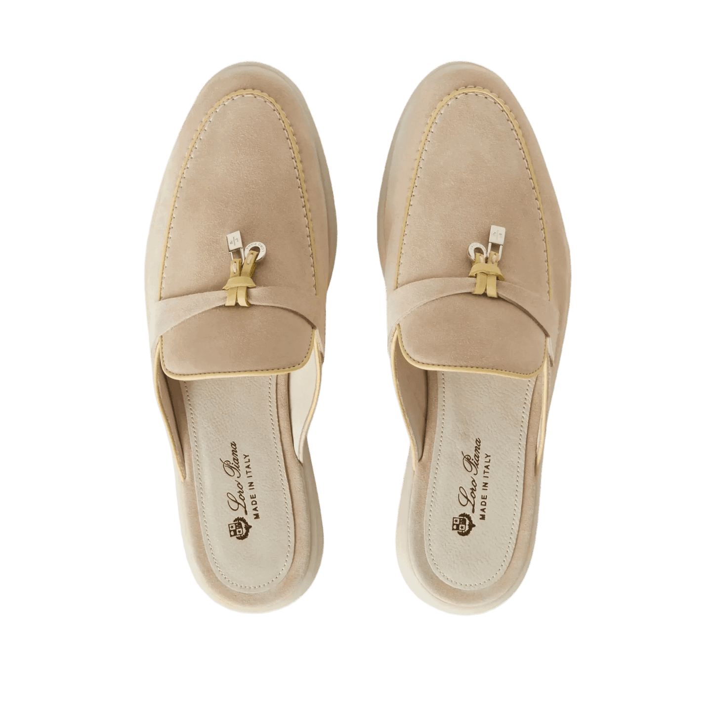 <tc>Loro Piana</tc> Mocassins Babouche Charms Walk pour femmes