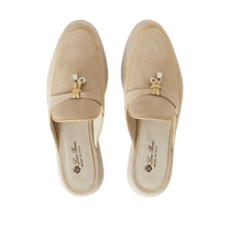 <tc>Loro Piana</tc> Mocassins Babouche Charms Walk pour femmes