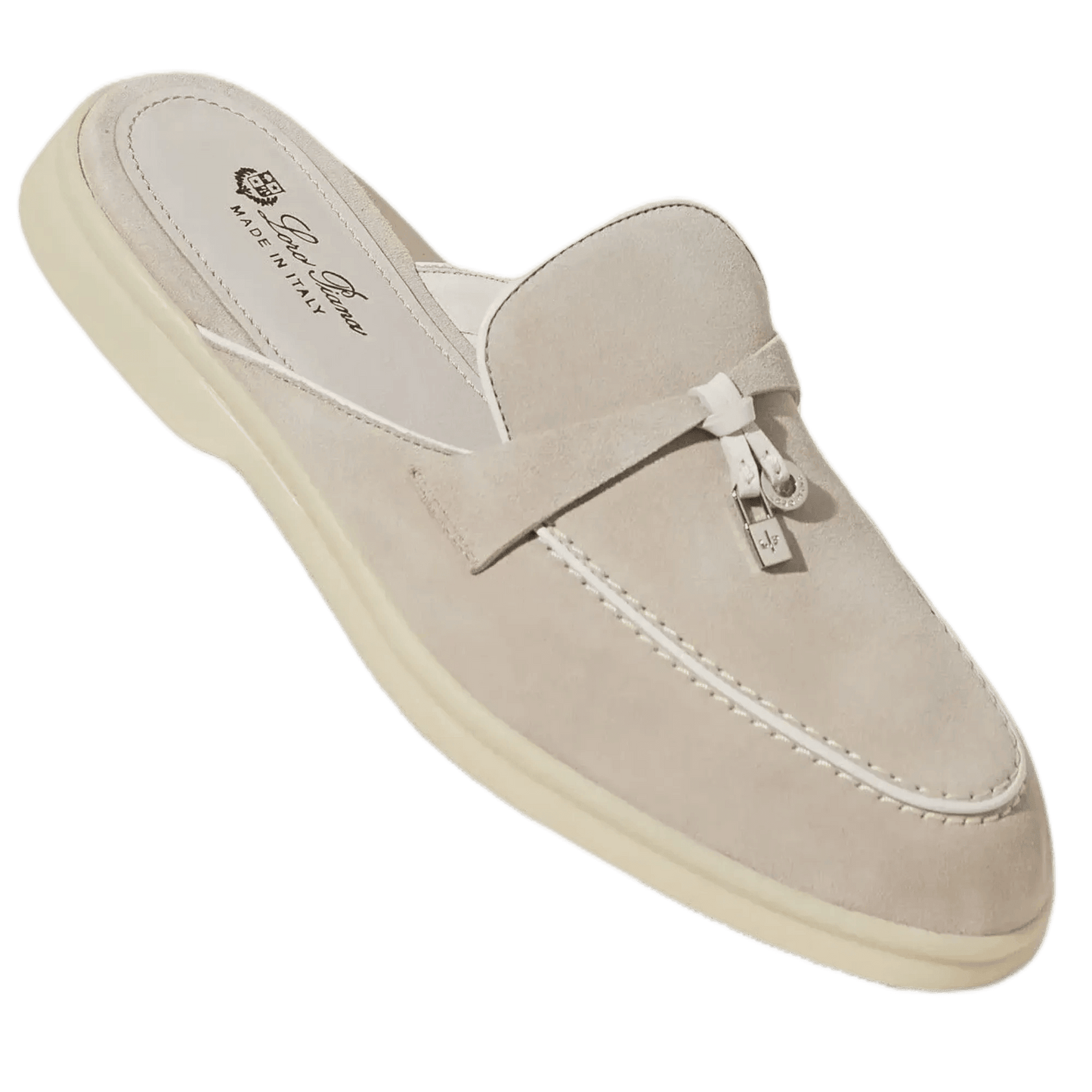 <tc>Loro Piana</tc> Mocassins Babouche Charms Walk pour femmes