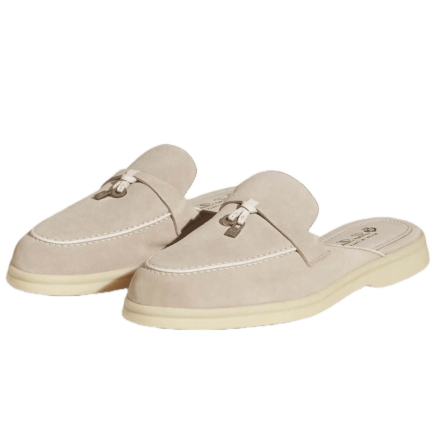 <tc>Loro Piana</tc> Mocassins Babouche Charms Walk pour femmes