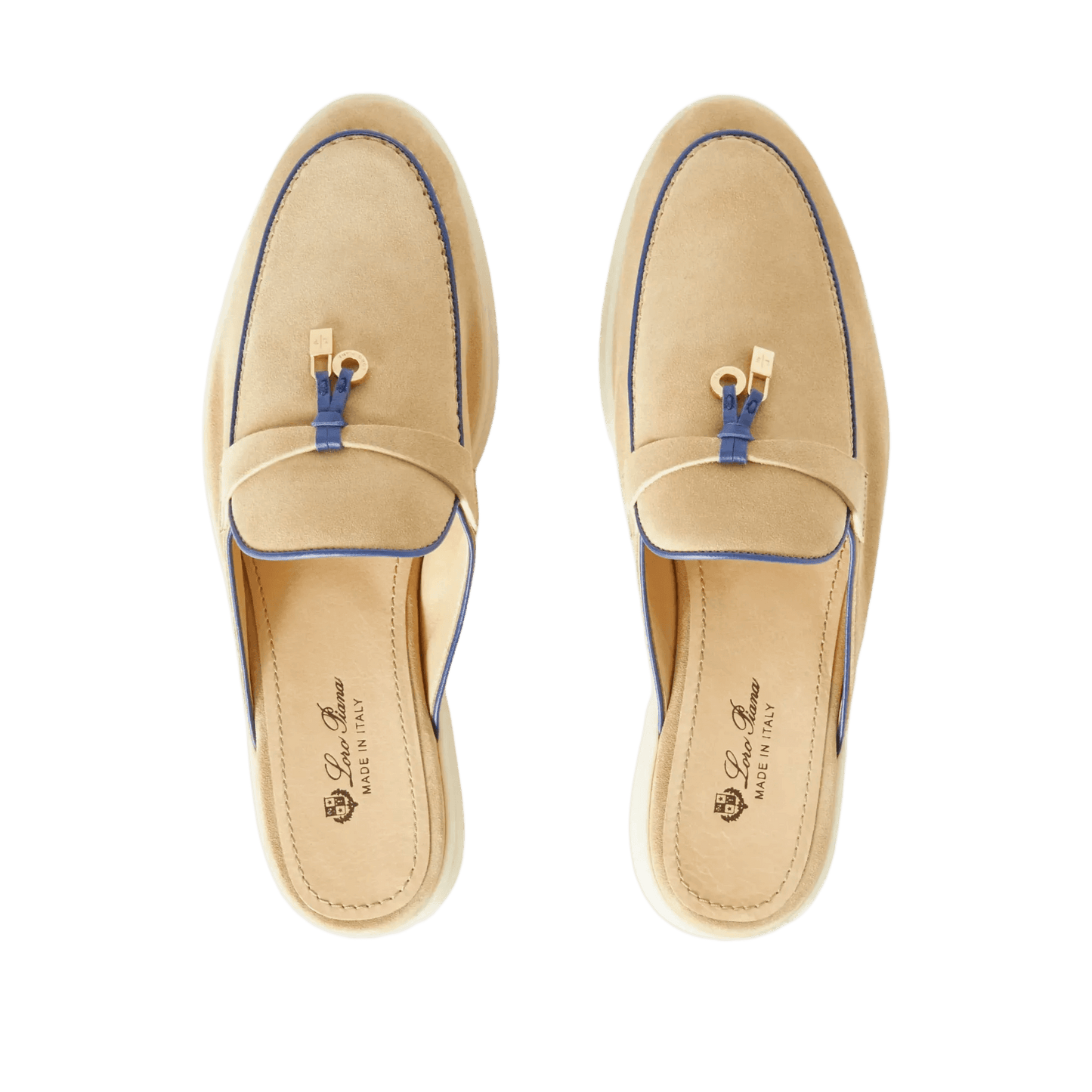 <tc>Loro Piana</tc> Mocassins Babouche Charms Walk pour femmes
