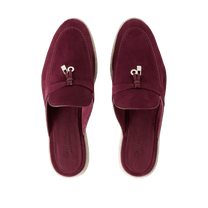<tc>Loro Piana</tc> Mocassins Babouche Charms Walk pour femmes