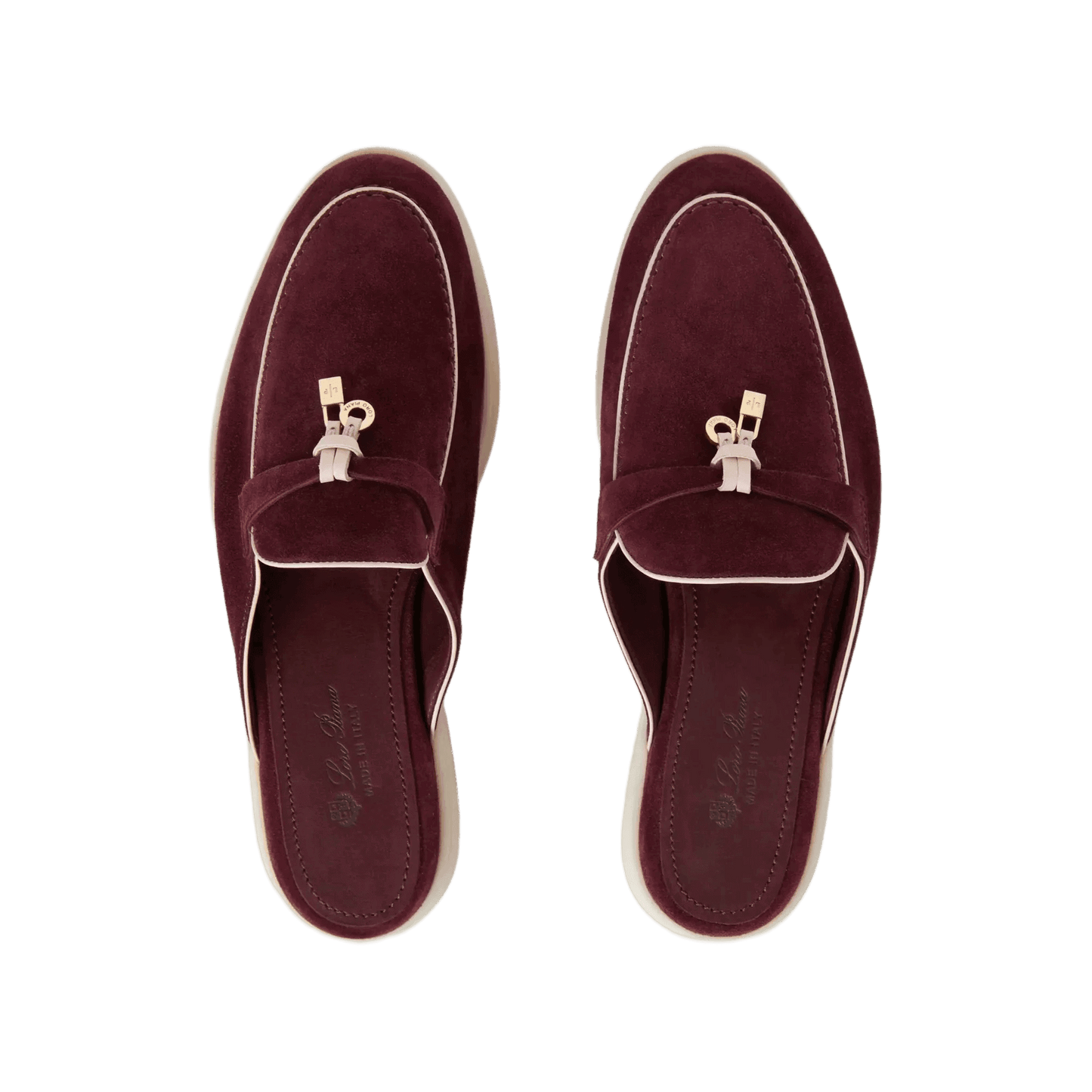 <tc>Loro Piana</tc> Mocassins Babouche Charms Walk pour femmes