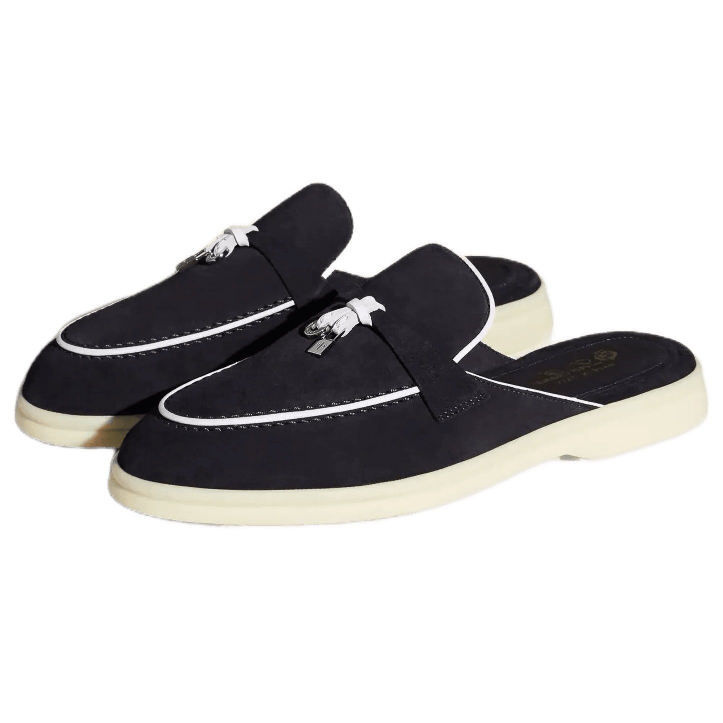 <tc>Loro Piana</tc> Mocassins Babouche Charms Walk pour femmes